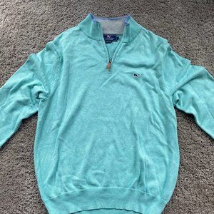 Vineyard Vines Quarter Zip Sweater (Small)